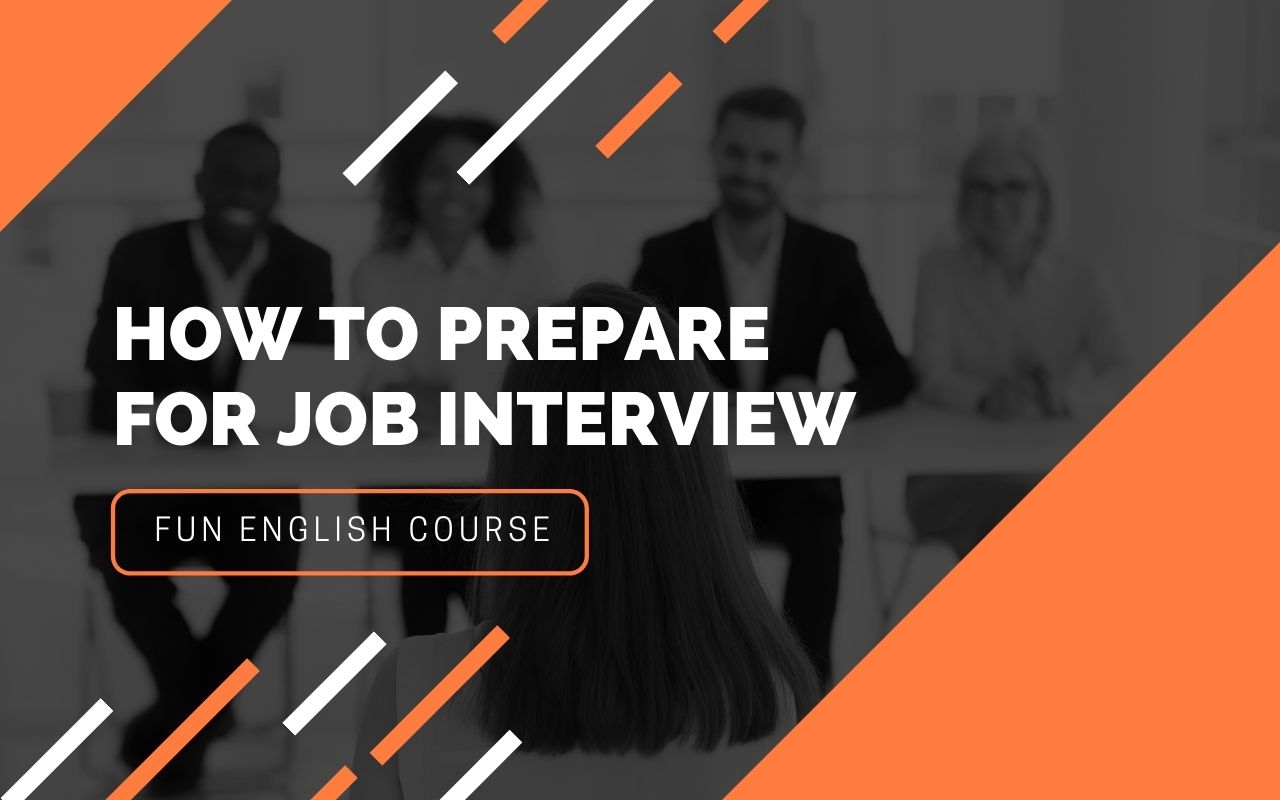 Prepare for a job interview in english