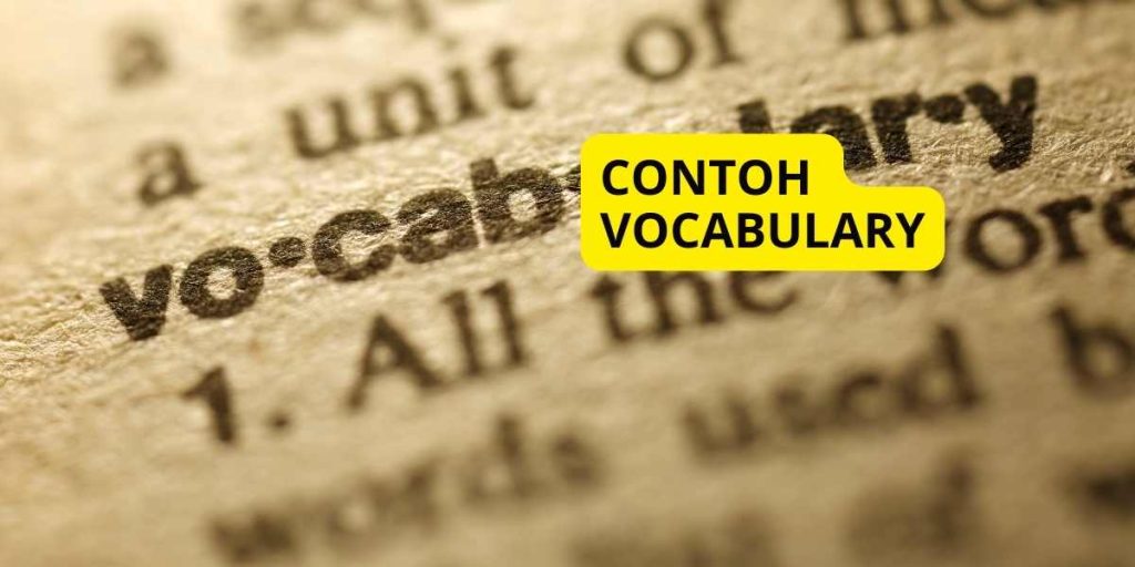 Contoh Vocabulary Berkelas