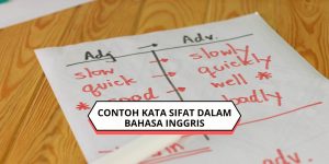Contoh Kata Sifat dalam Bahasa Inggris