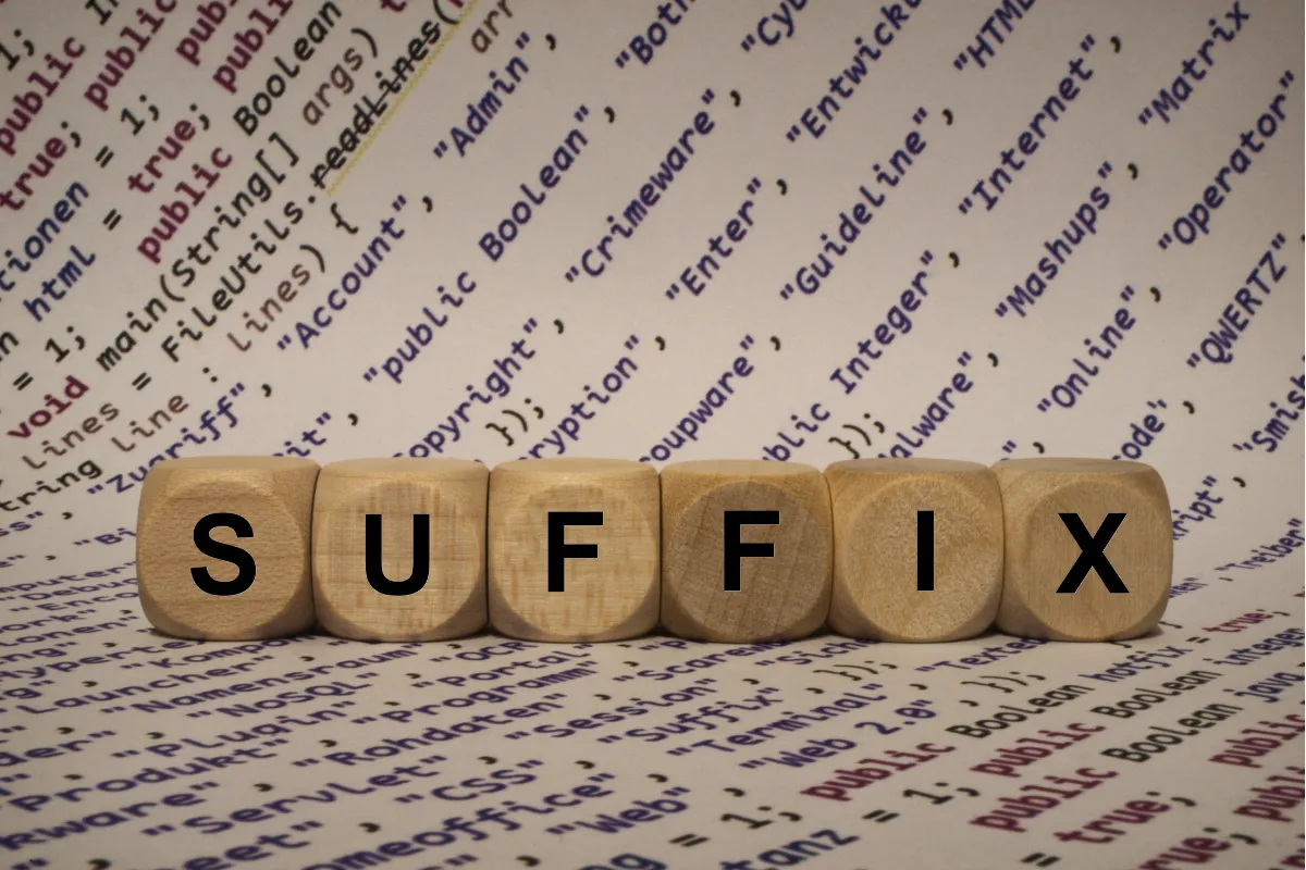 what is a suffix