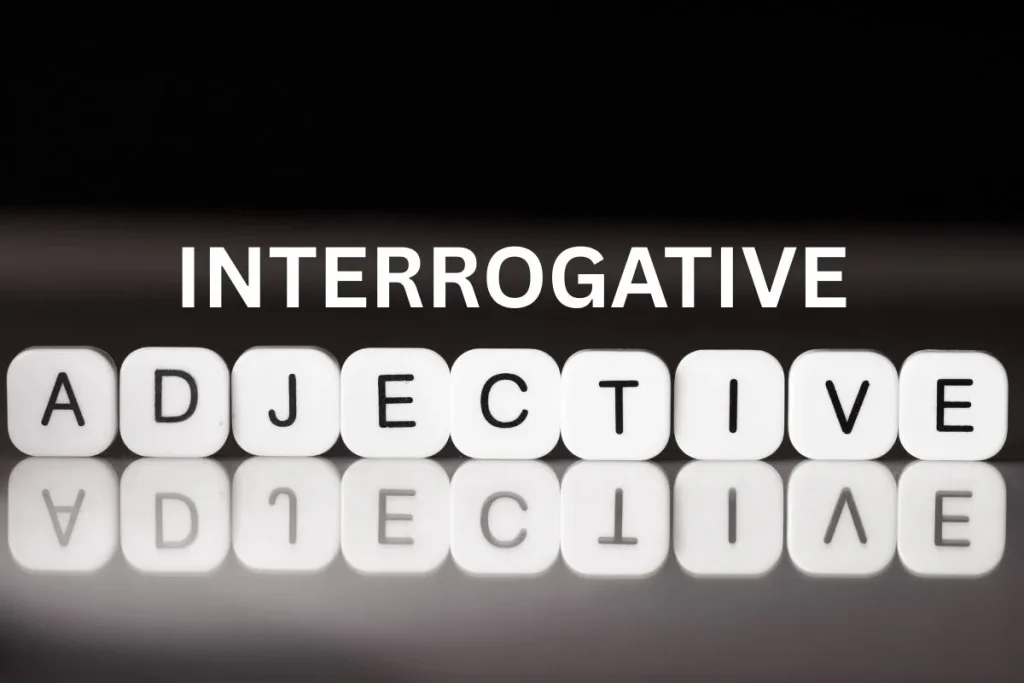 Interrogative adjective