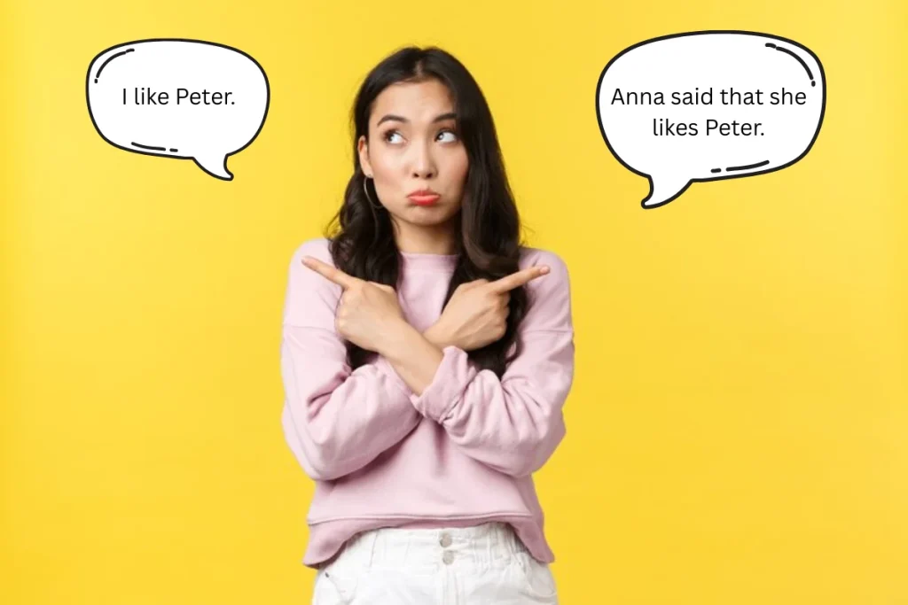 perbedaan direct speech dan indirect speech