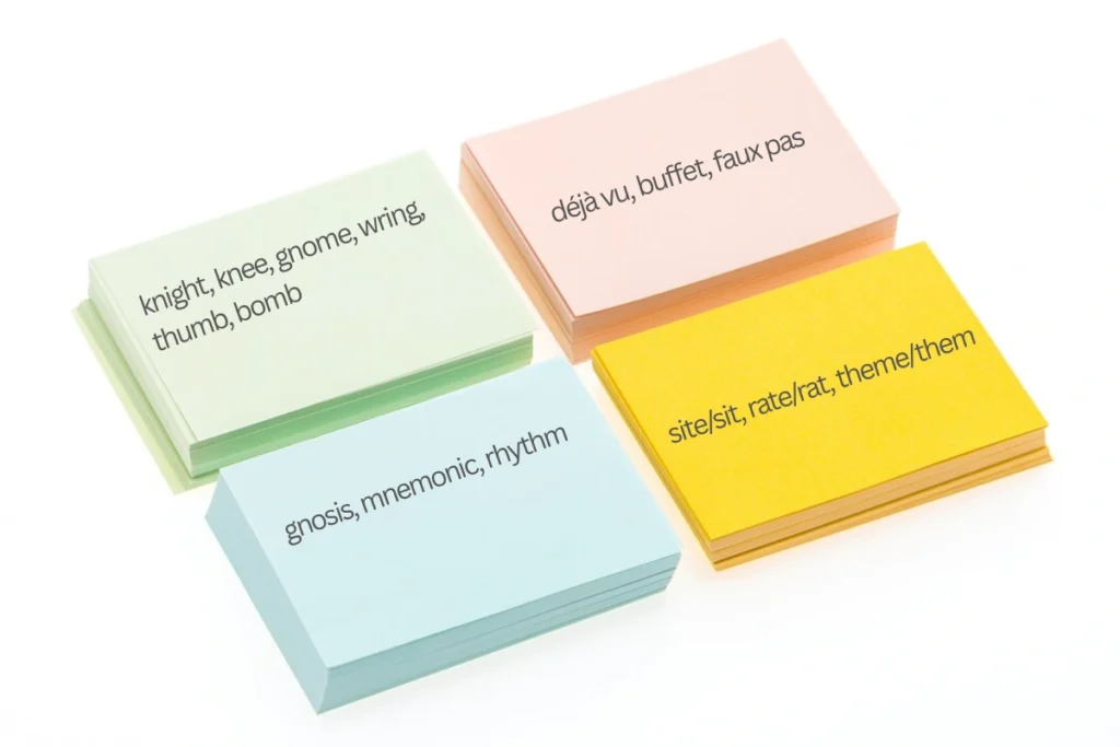 English orthography rules