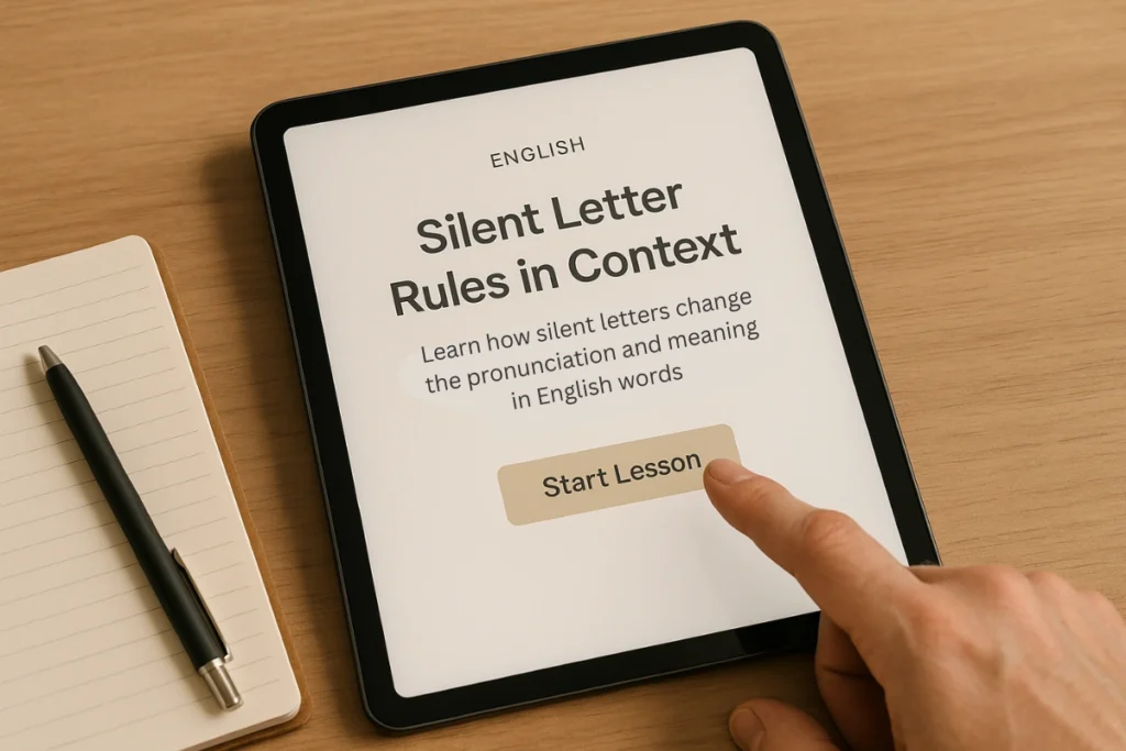 silent letter rules