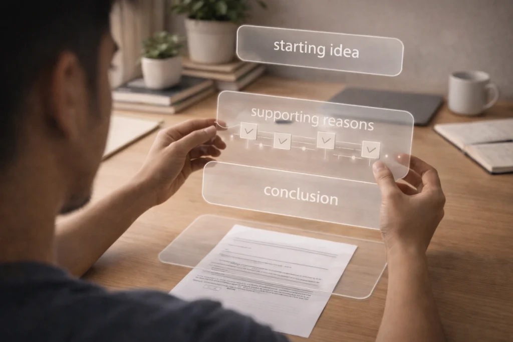 thesis arguments reiteration