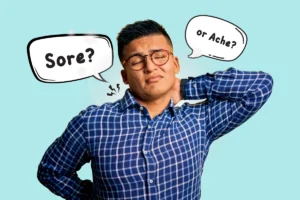 difference between sore and ache