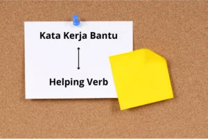 apa itu helping verb
