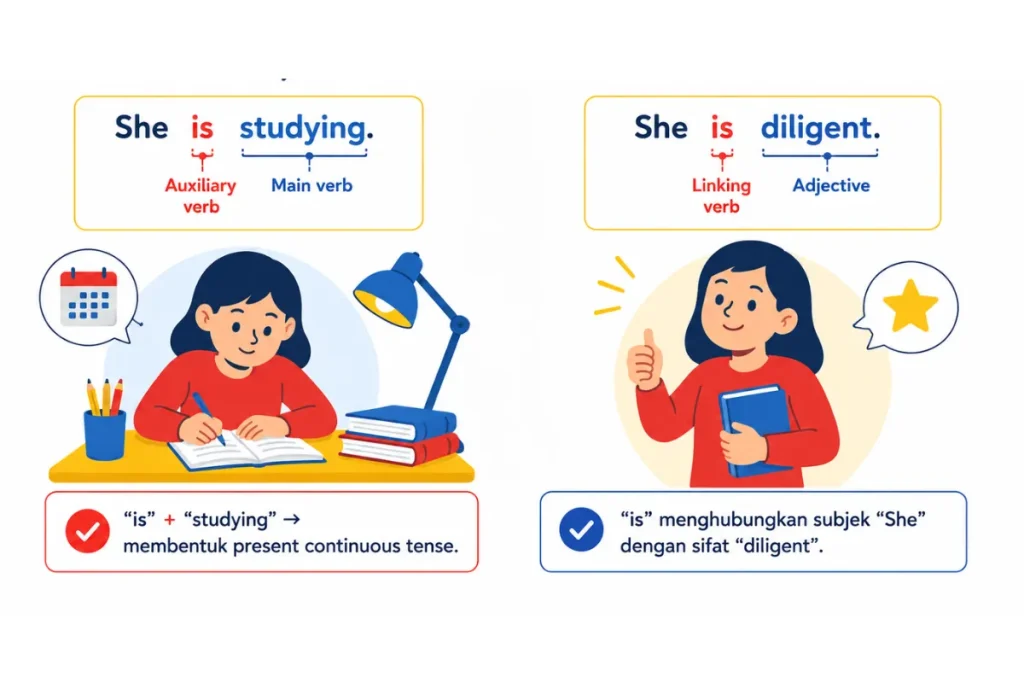 Apa Perbedaan Linking Verb dan Auxiliary Verb
