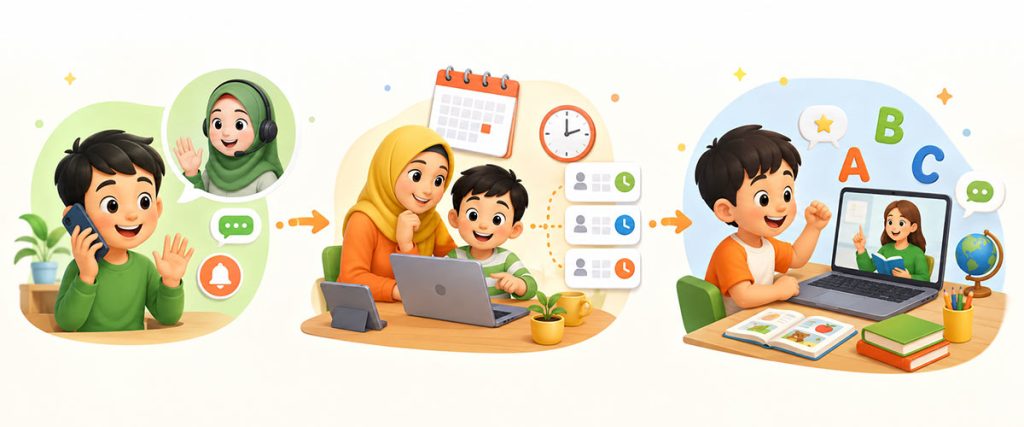 Langkah Mudah Mulai Kelas Bahasa Inggris Anak
